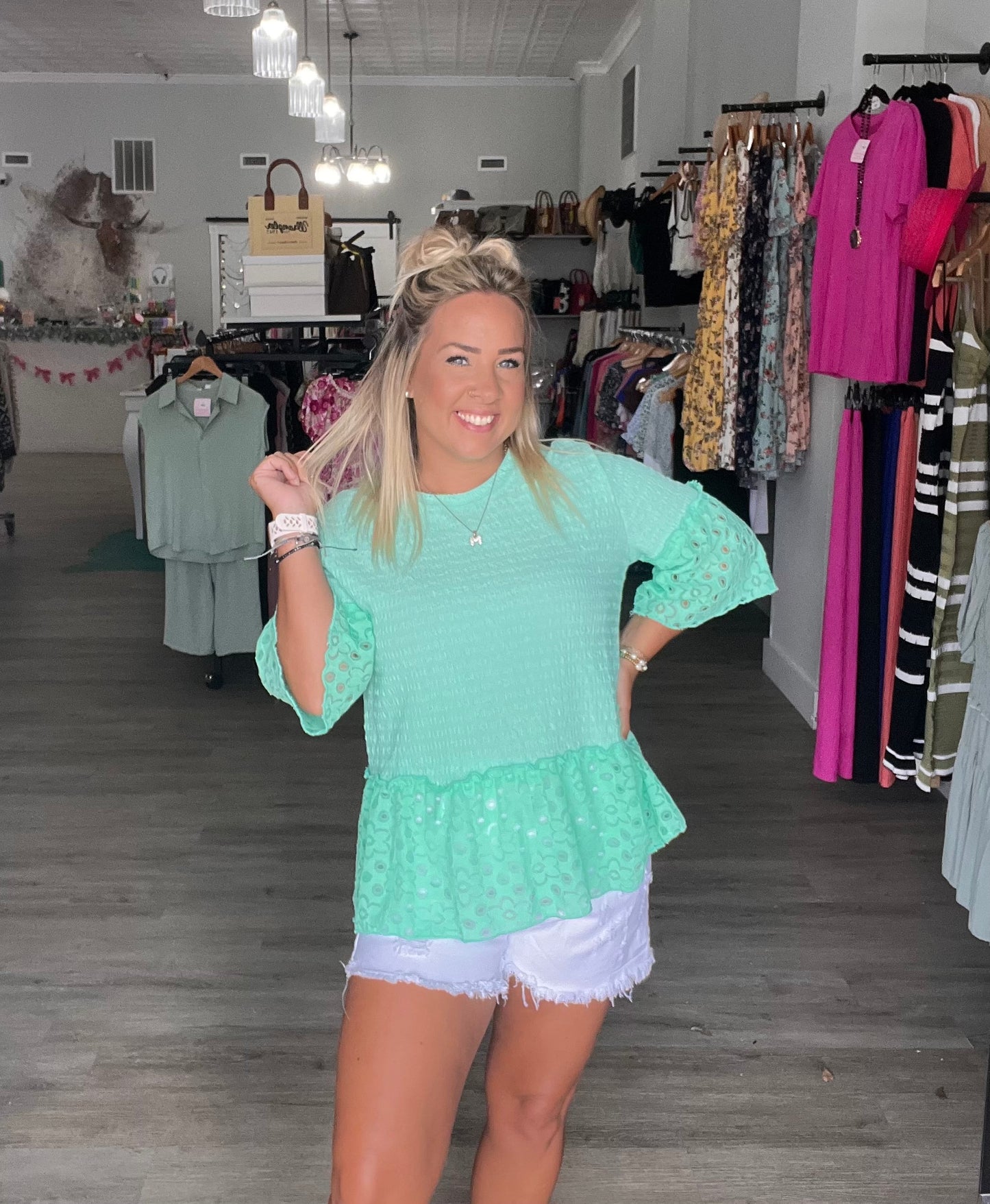 In My Heart Tunic // Seafoam