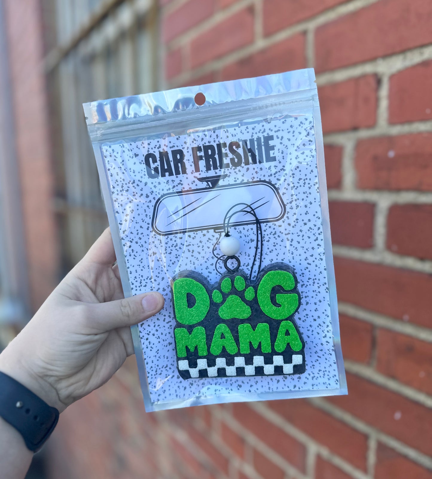 Dog Mama (Green) - Oceans // Car Freshie