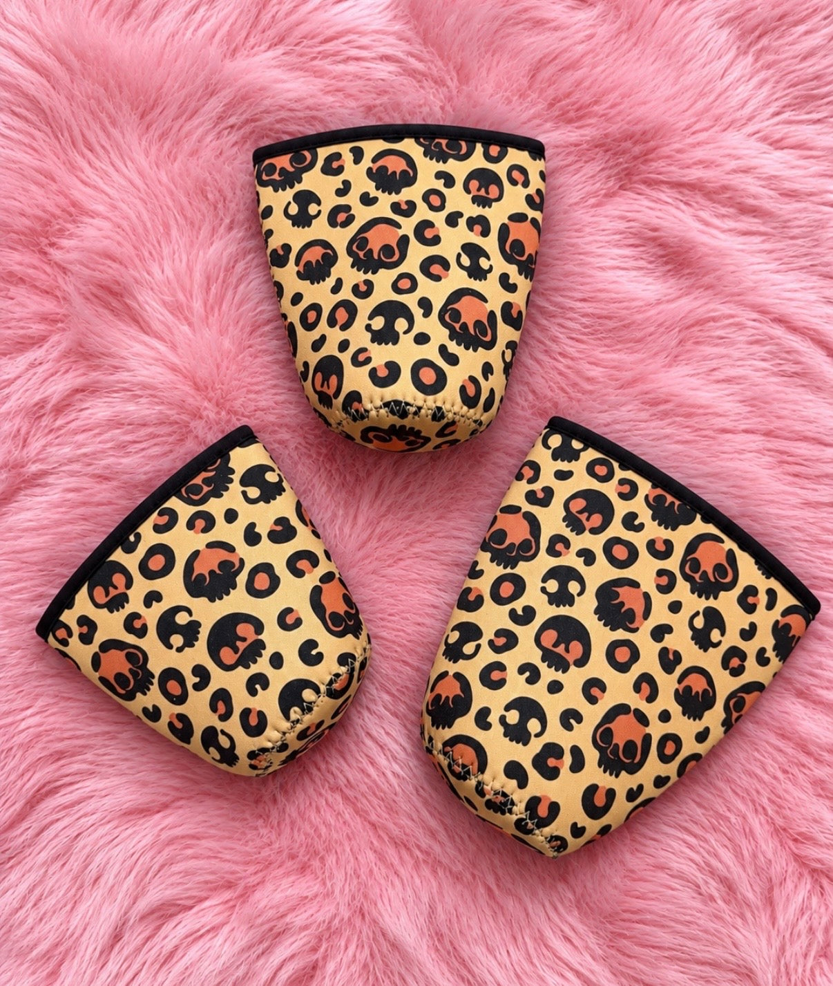Cheetah Skull Koozie