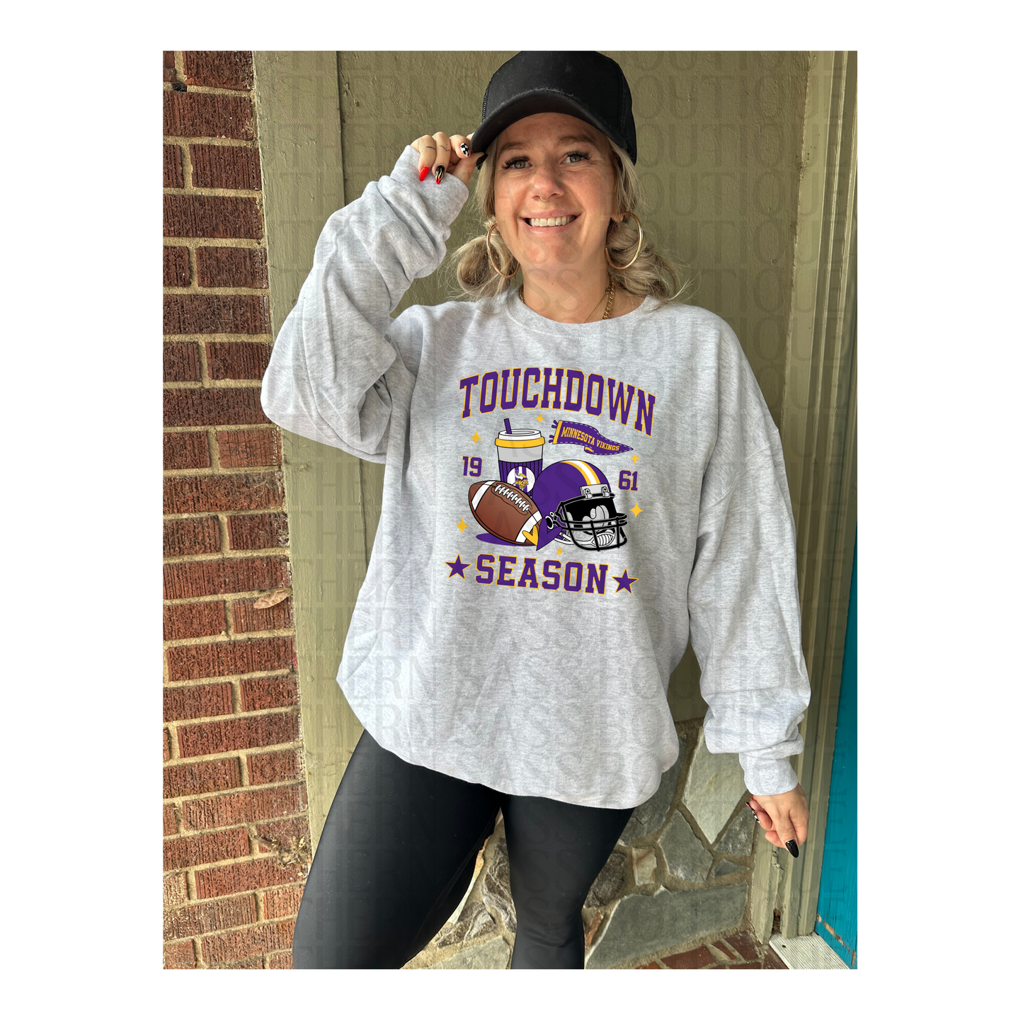 PREORDER : Minnesota Vikings - Touchdown Season // Graphic Sweatshirt