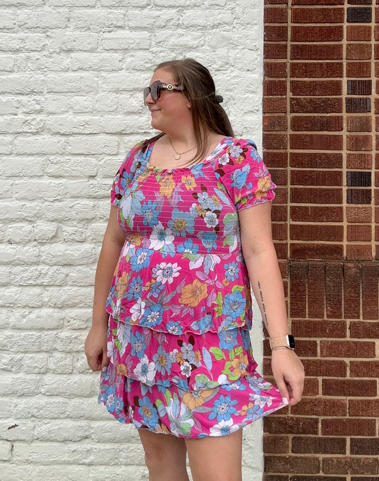 Bahama Mama Dress // Hot Pink