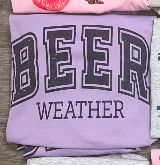 Beer Whether - Purple // Graphic Tee