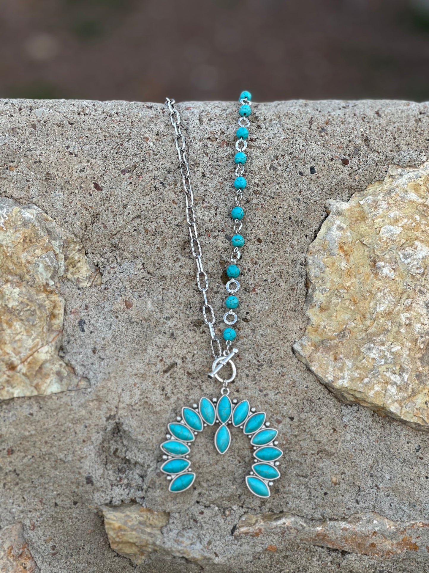 Modern Turquoise Necklace
