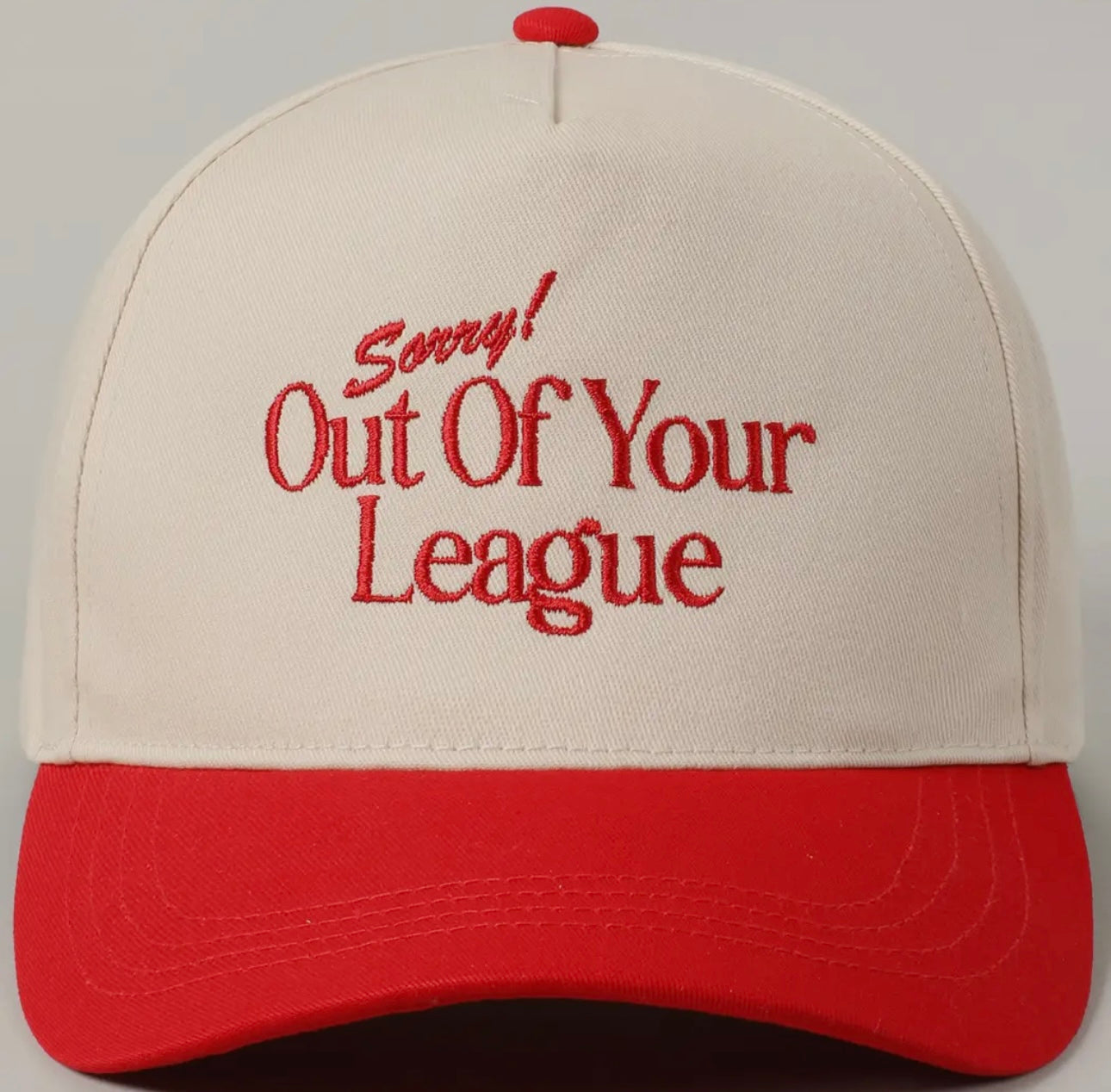 Out Of Your League// Hat
