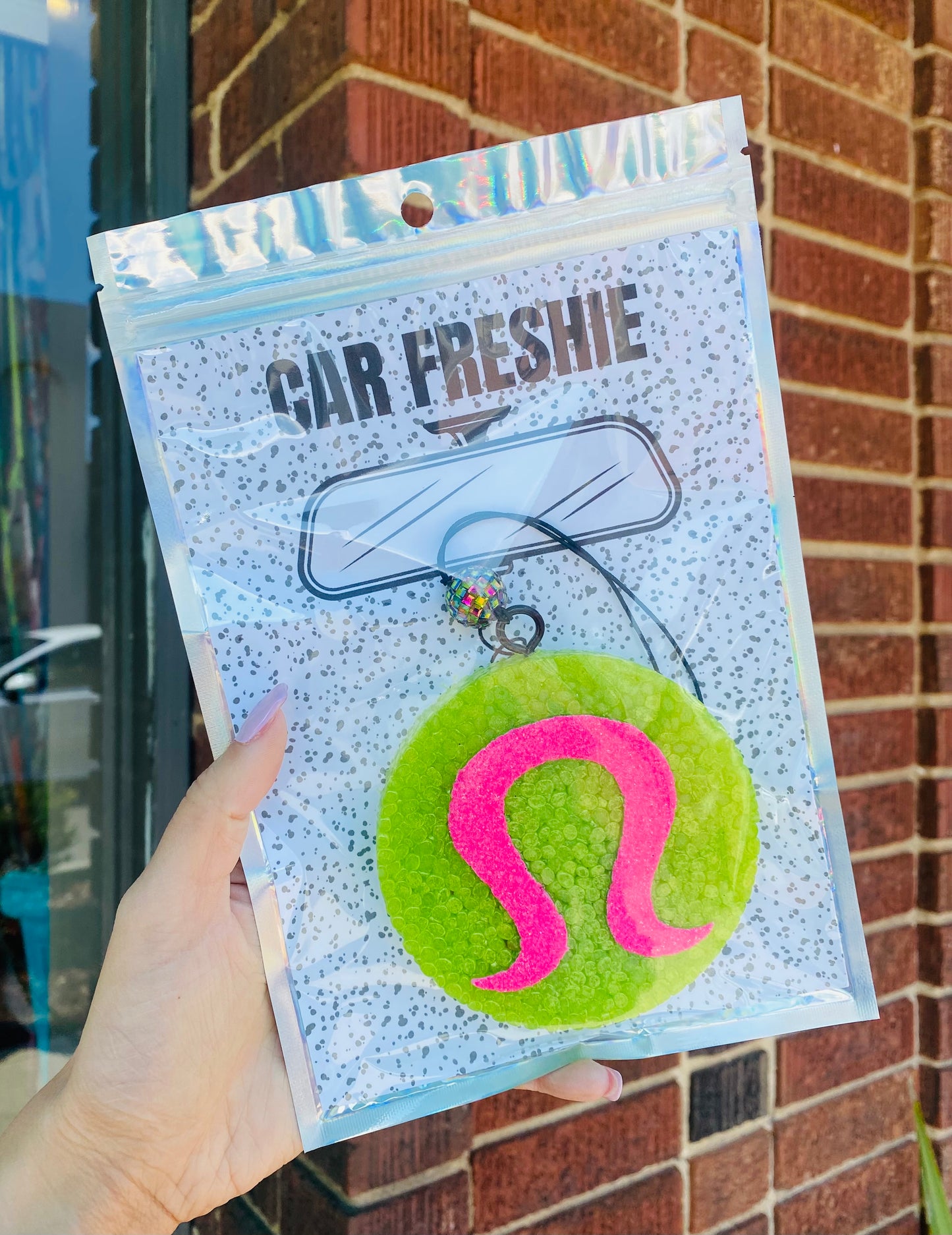 Lulu (Pink & Green) - Pink Sugar // Car Freshie