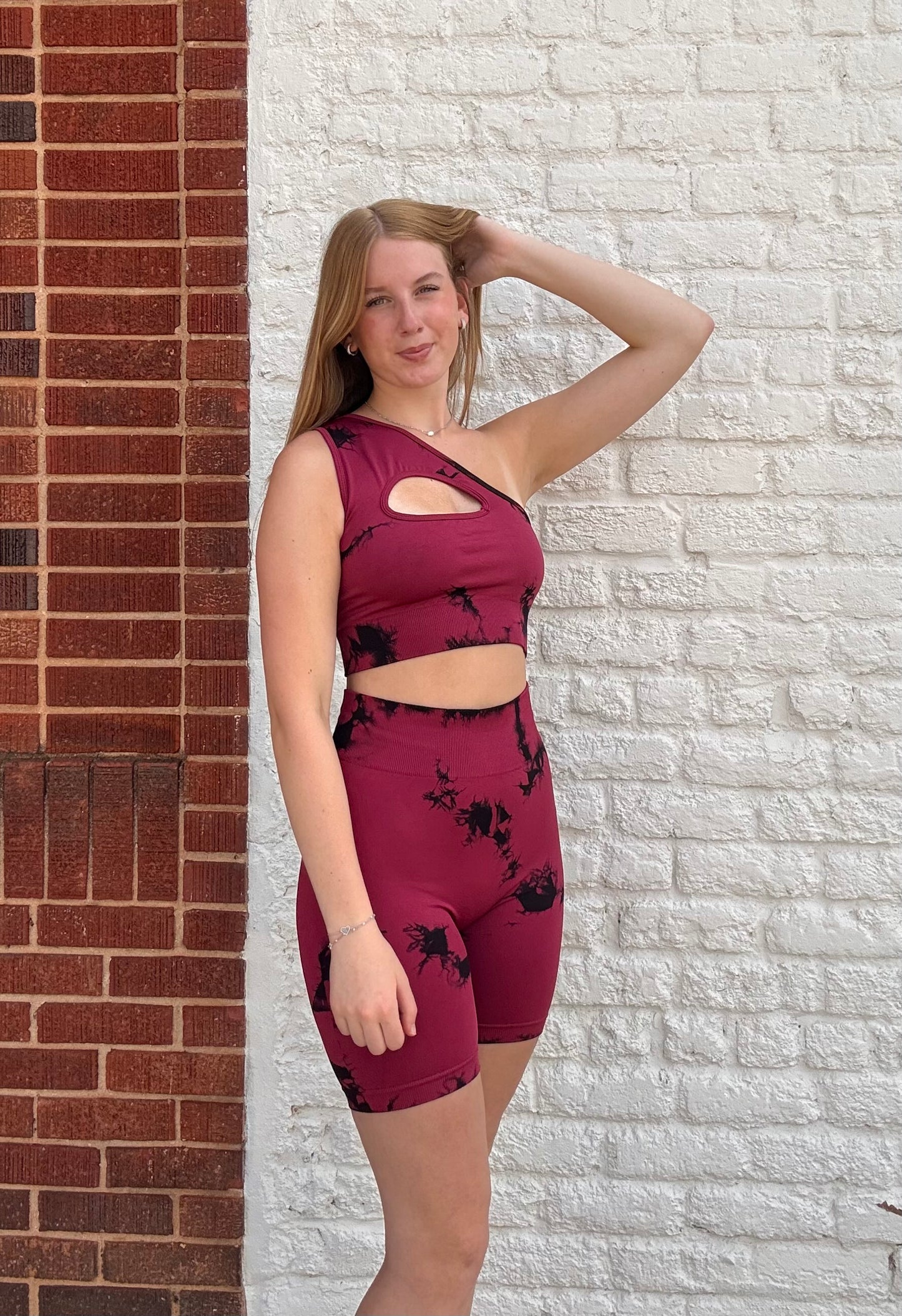 Above The Bar Workout Brami // Burgundy