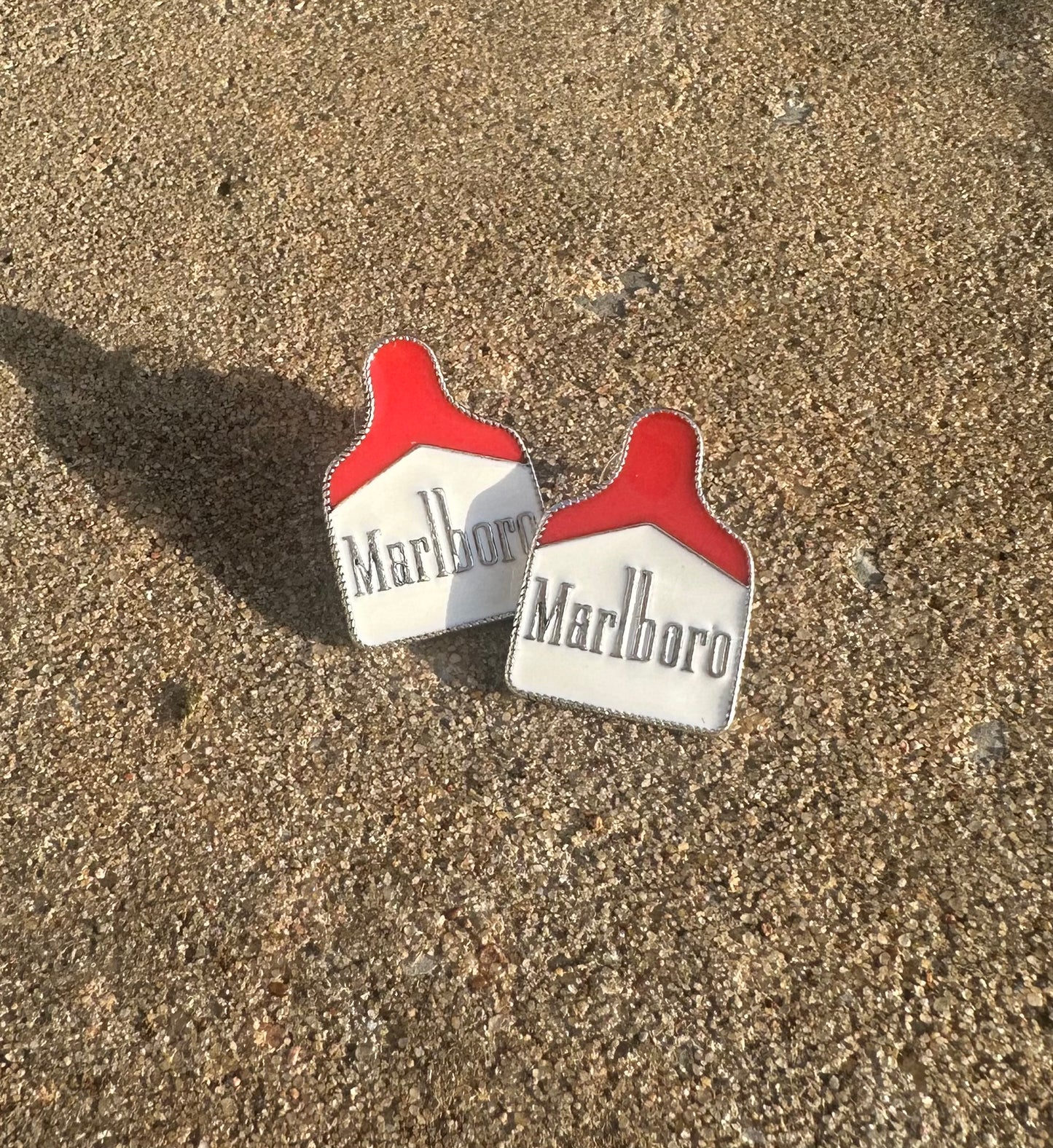 Marlboro Tag Studs