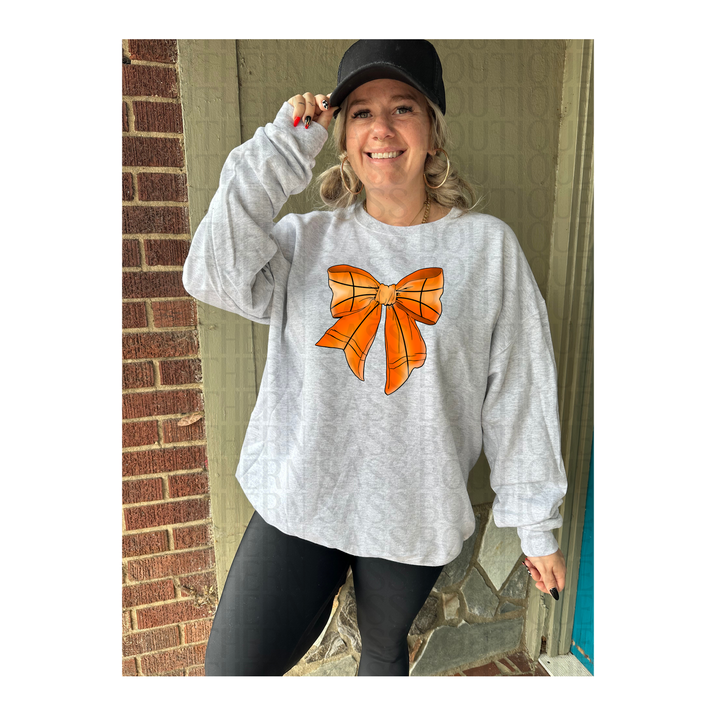 PREORDER : Basketball Bow // Graphic Sweatshirt