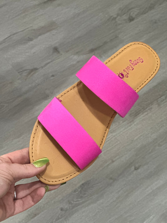Pretty In Pink Sandals