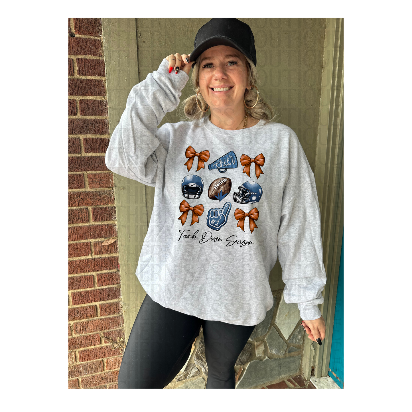 PREORDER : Chicago Bears - Football Game Day Coquette // Graphic Sweatshirt