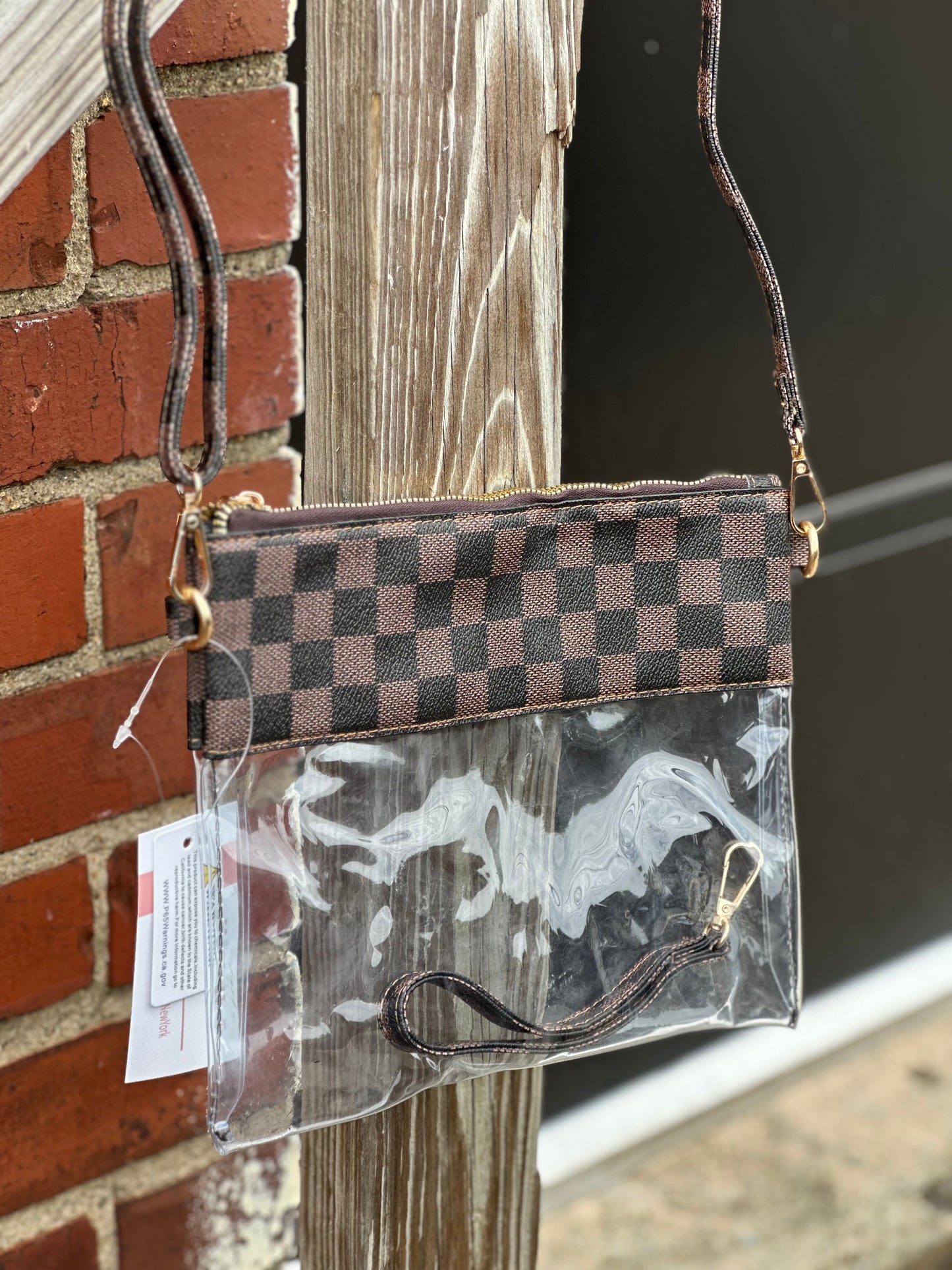 Checkered Stadium Bag