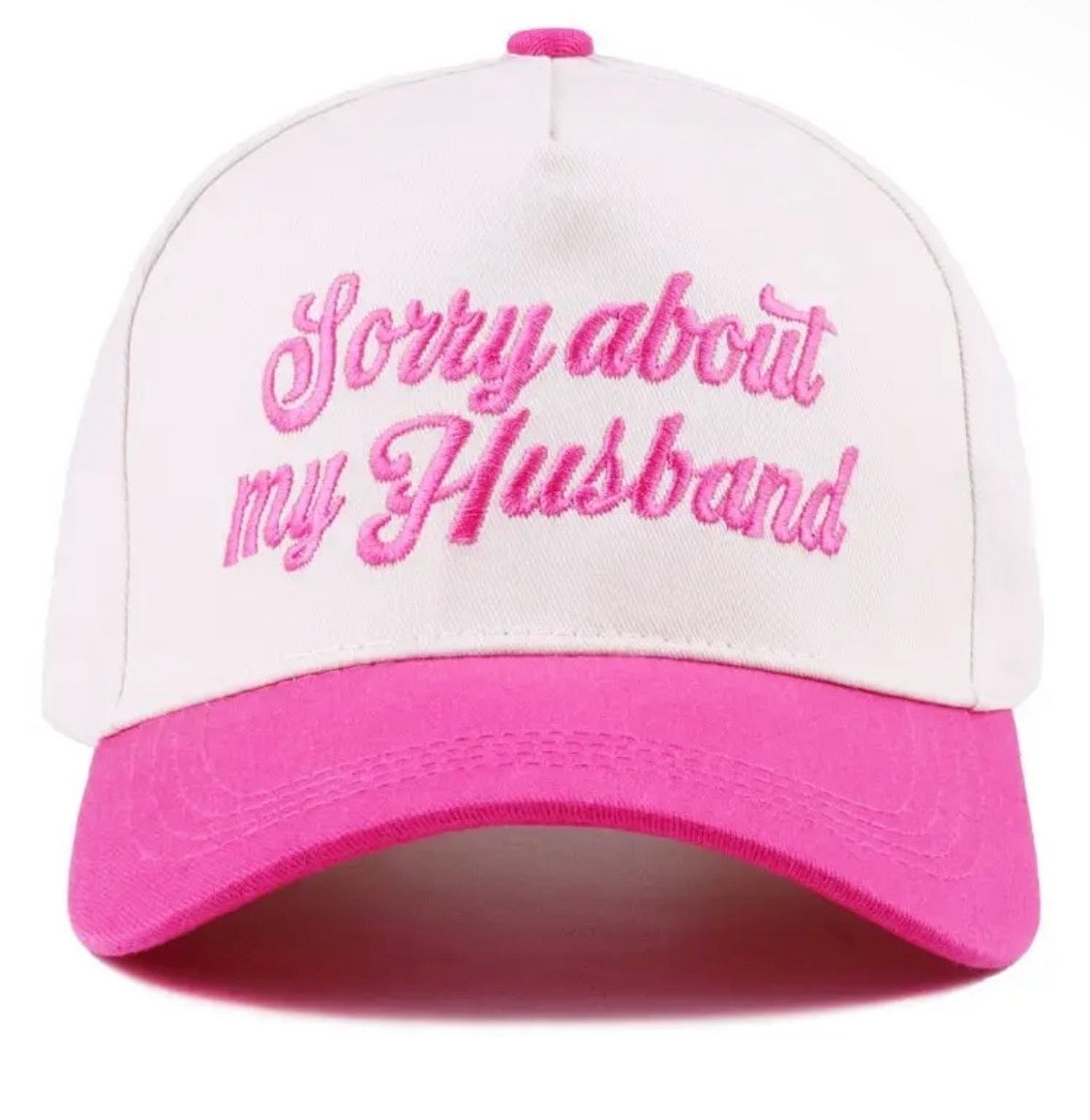 Sorry About My Husband // Pink // Hat