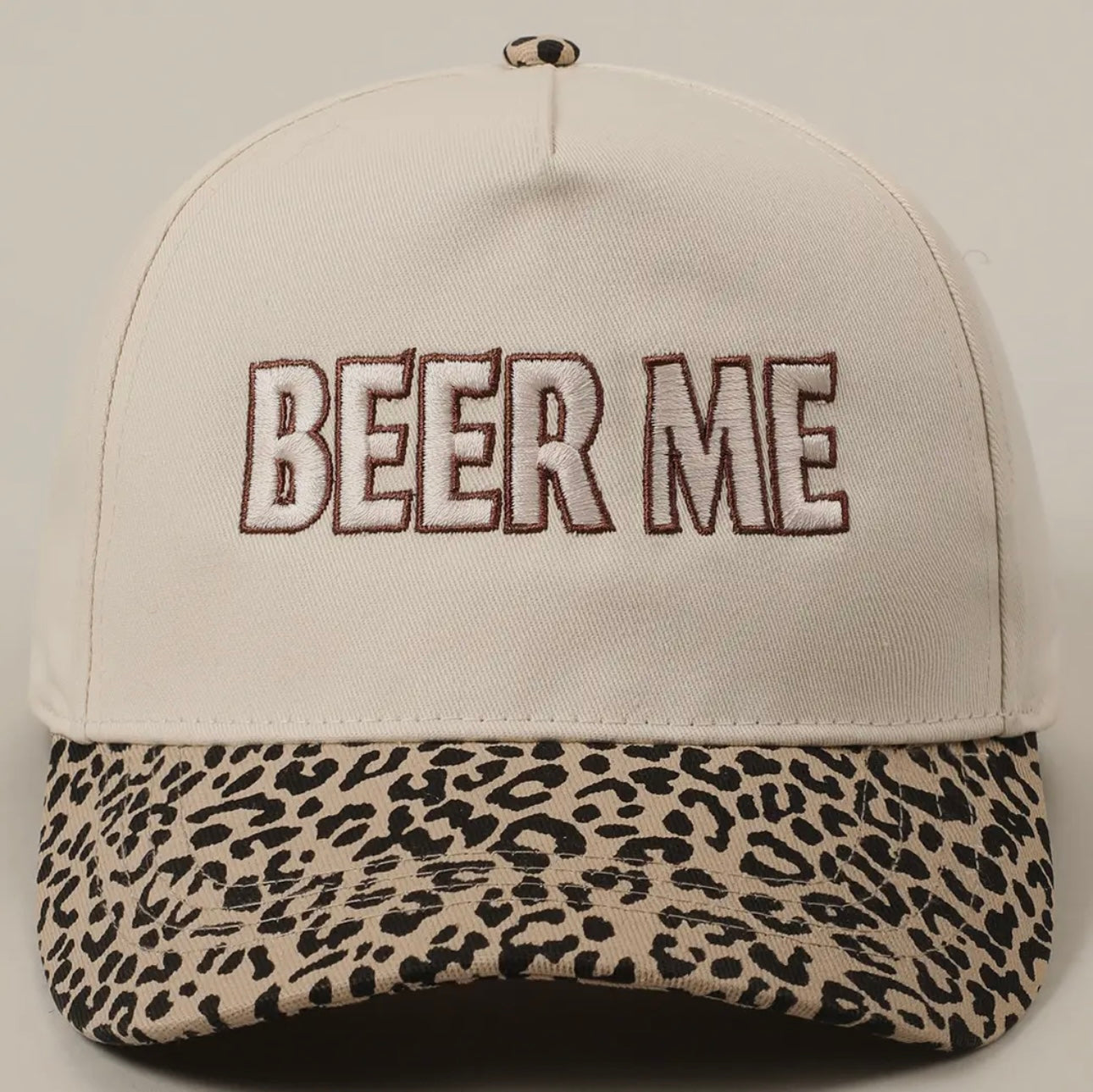 Beer Me // Leopard // Hat