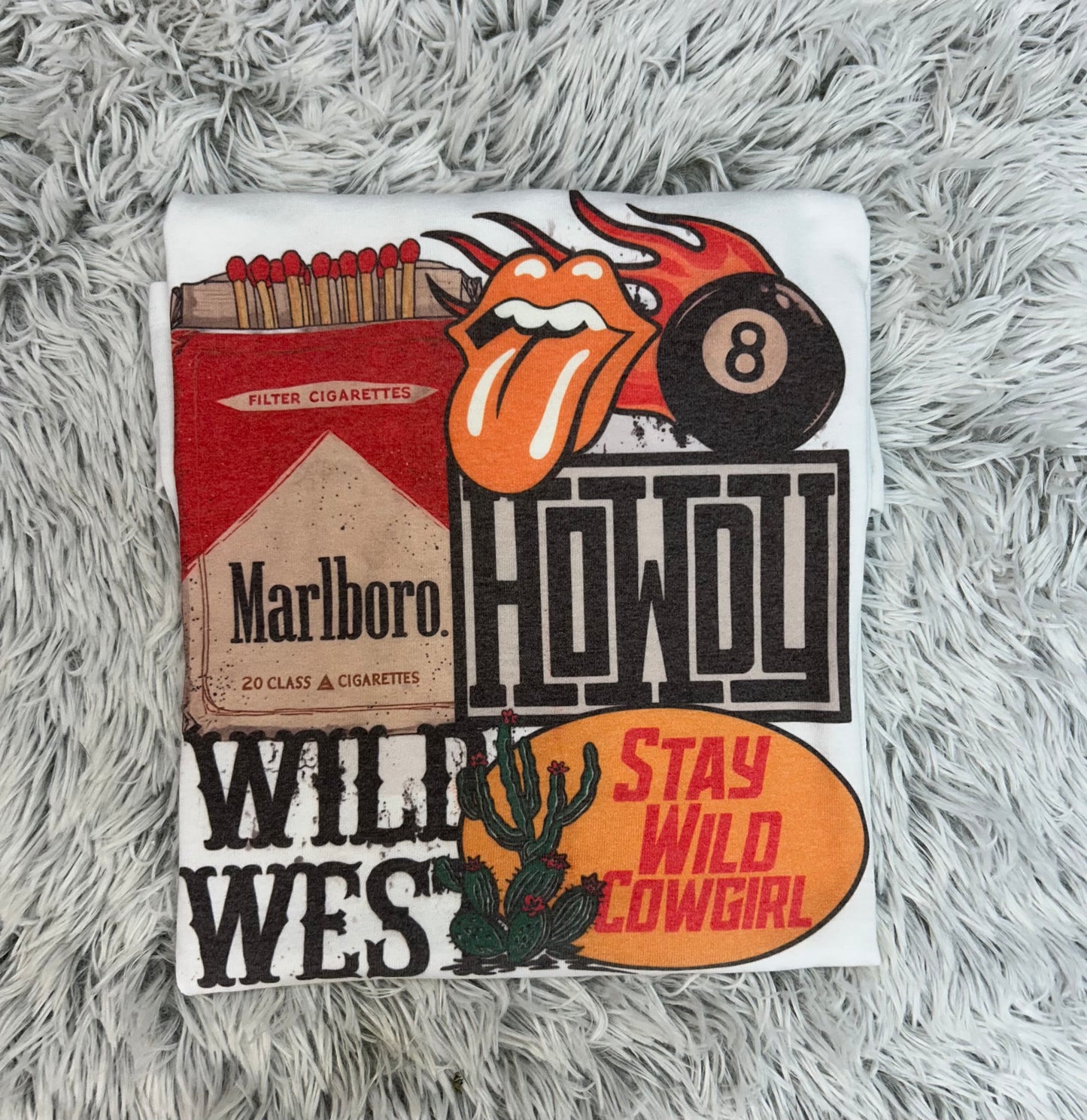 Wild West - White // Graphic Tee