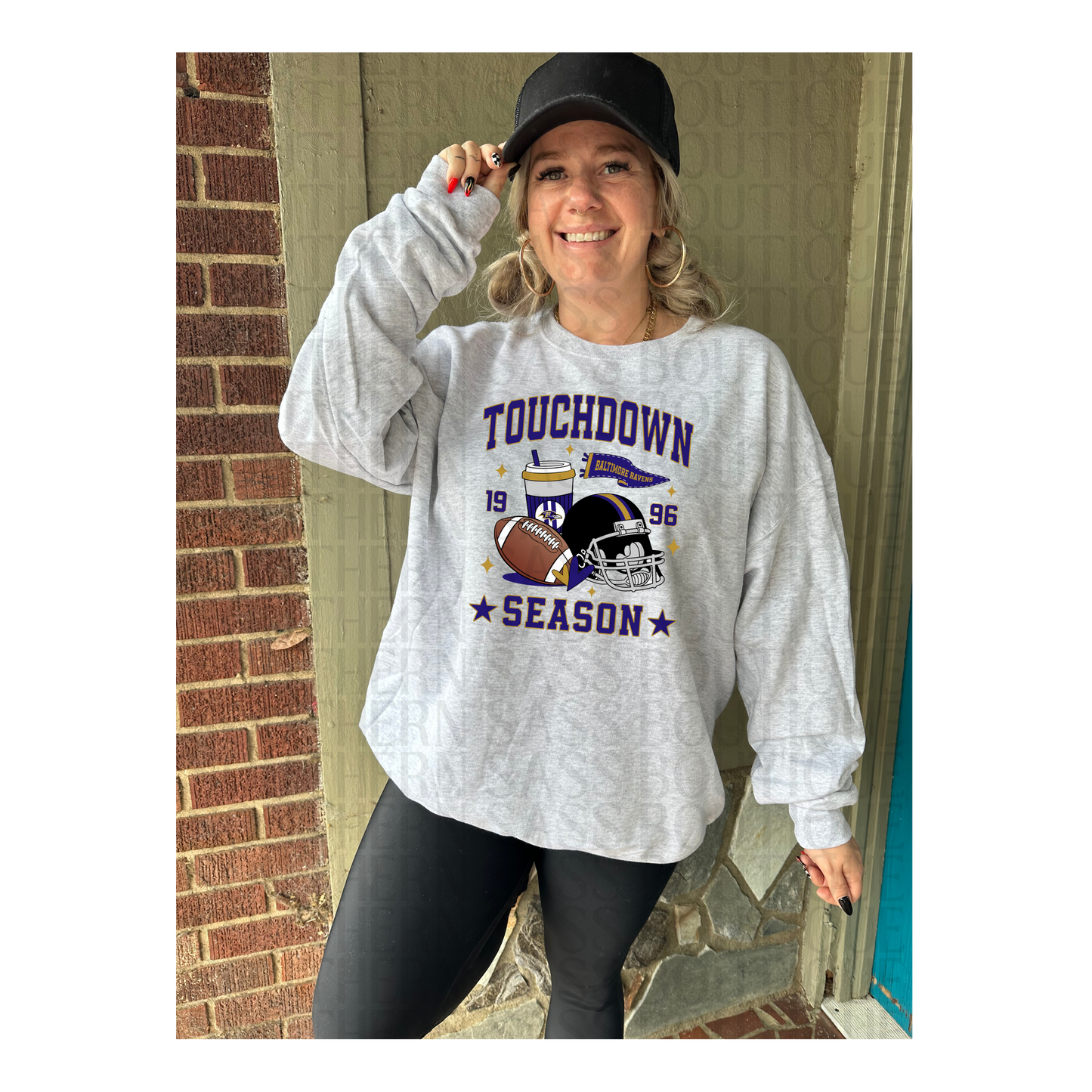 PREORDER : Baltimore Ravens - Touchdown Season // Graphic Sweatshirt