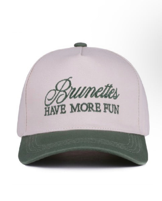 Brunettes Have More Fun // Hat