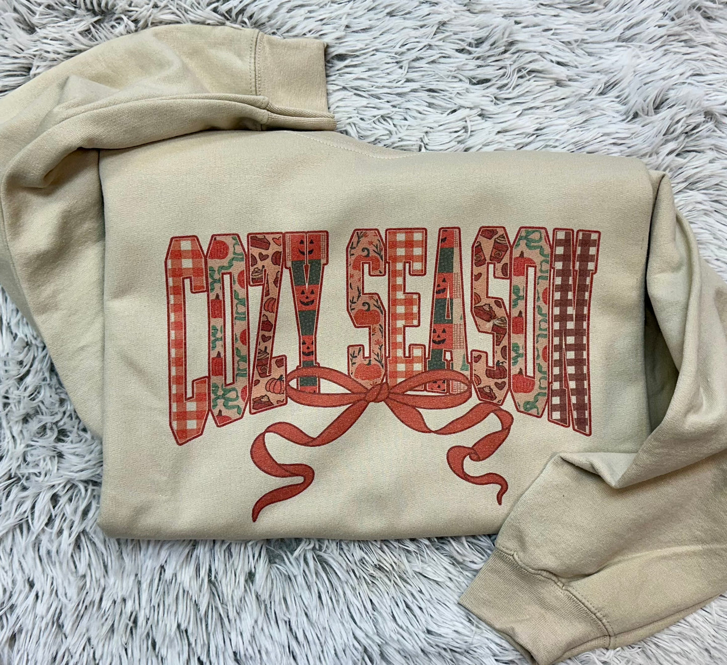 Cozy Season Bow// Graphic Sweatshirt