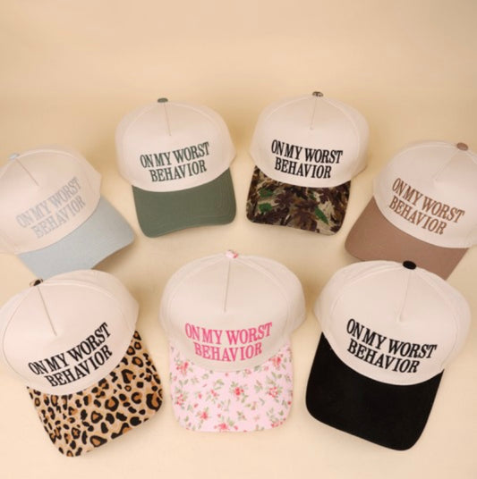 On My Worst Behavior // Hat
