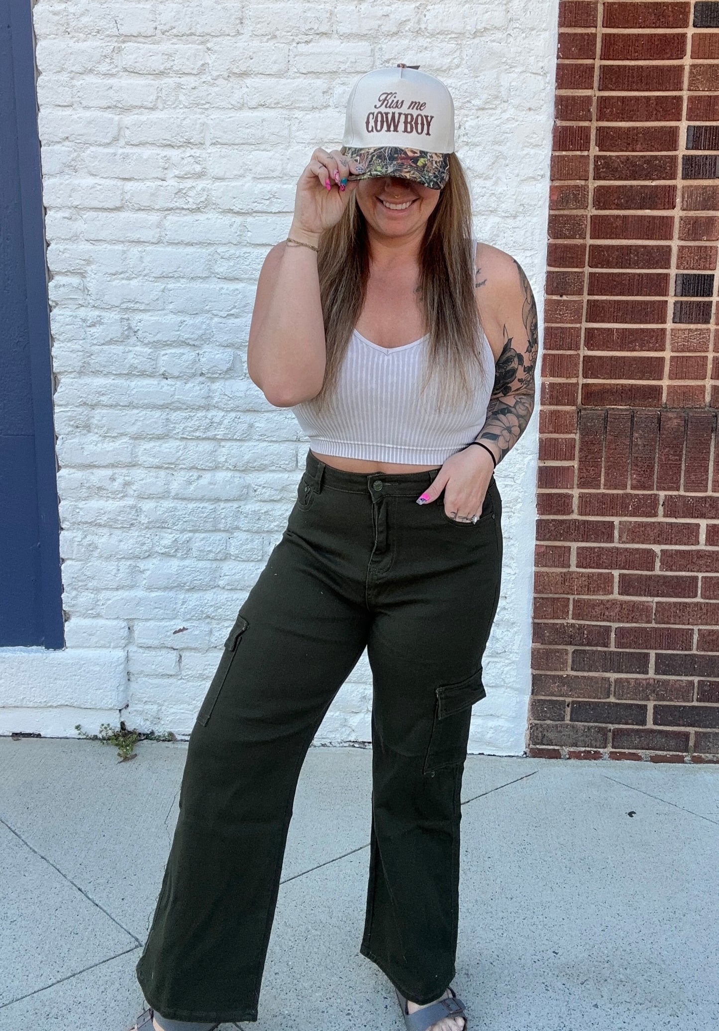 Cargo Denim // Olive
