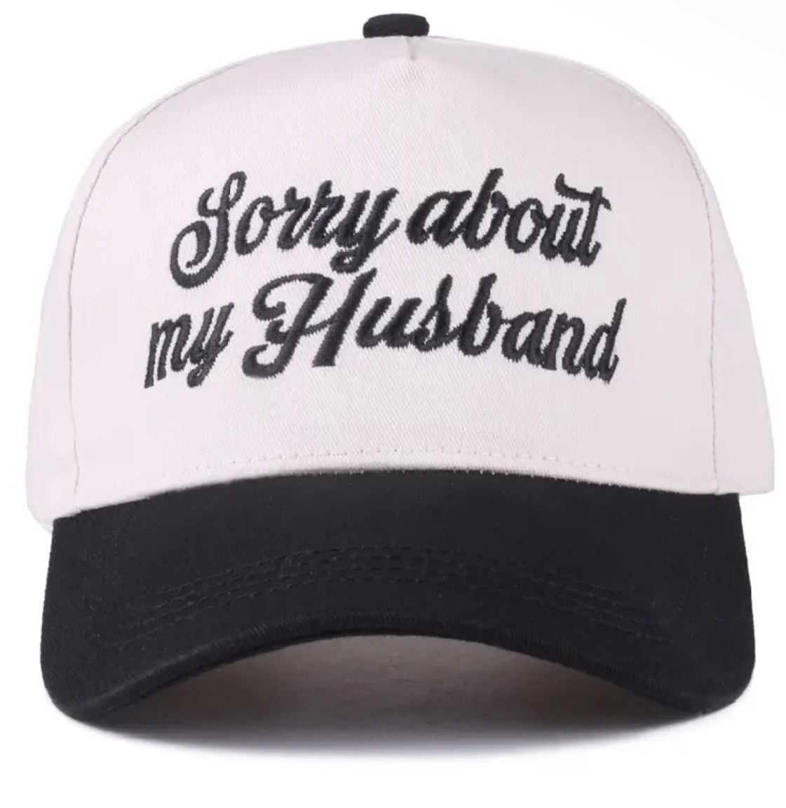 Sorry About My Husband // Black // Hat