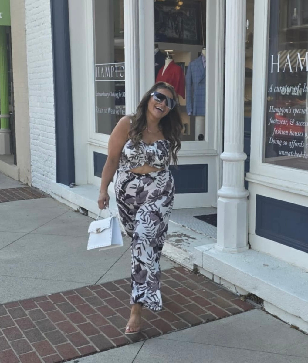 Dancin Down The Shore Top // Black