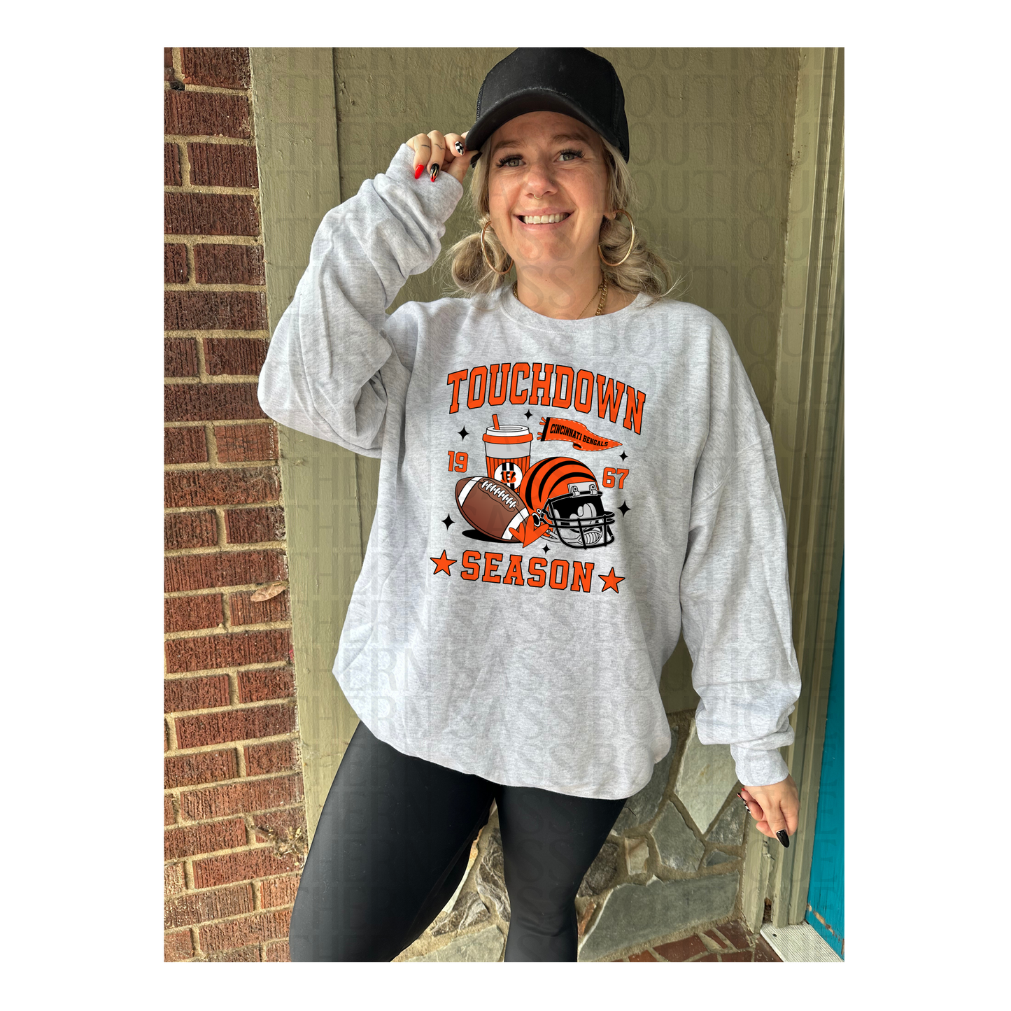 PREORDER : Cincinnati Bengals - Touchdown Season // Graphic Sweatshirt
