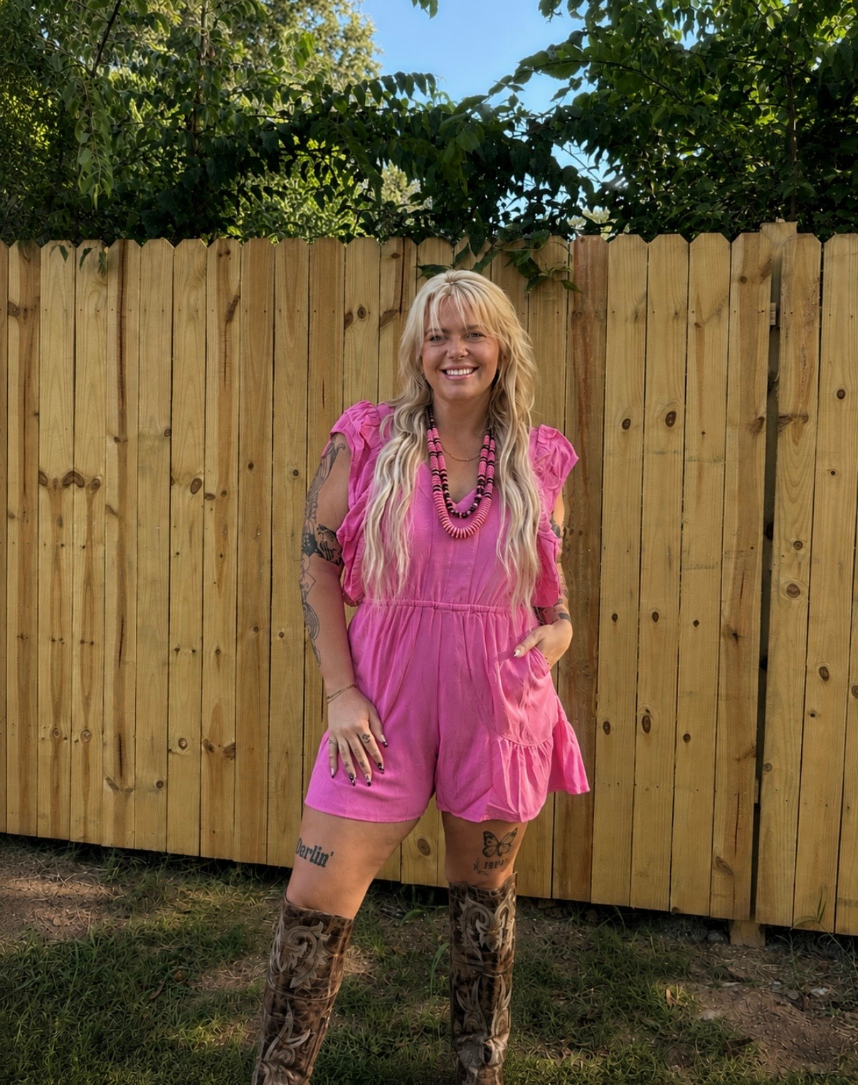 Rosé All Day Romper