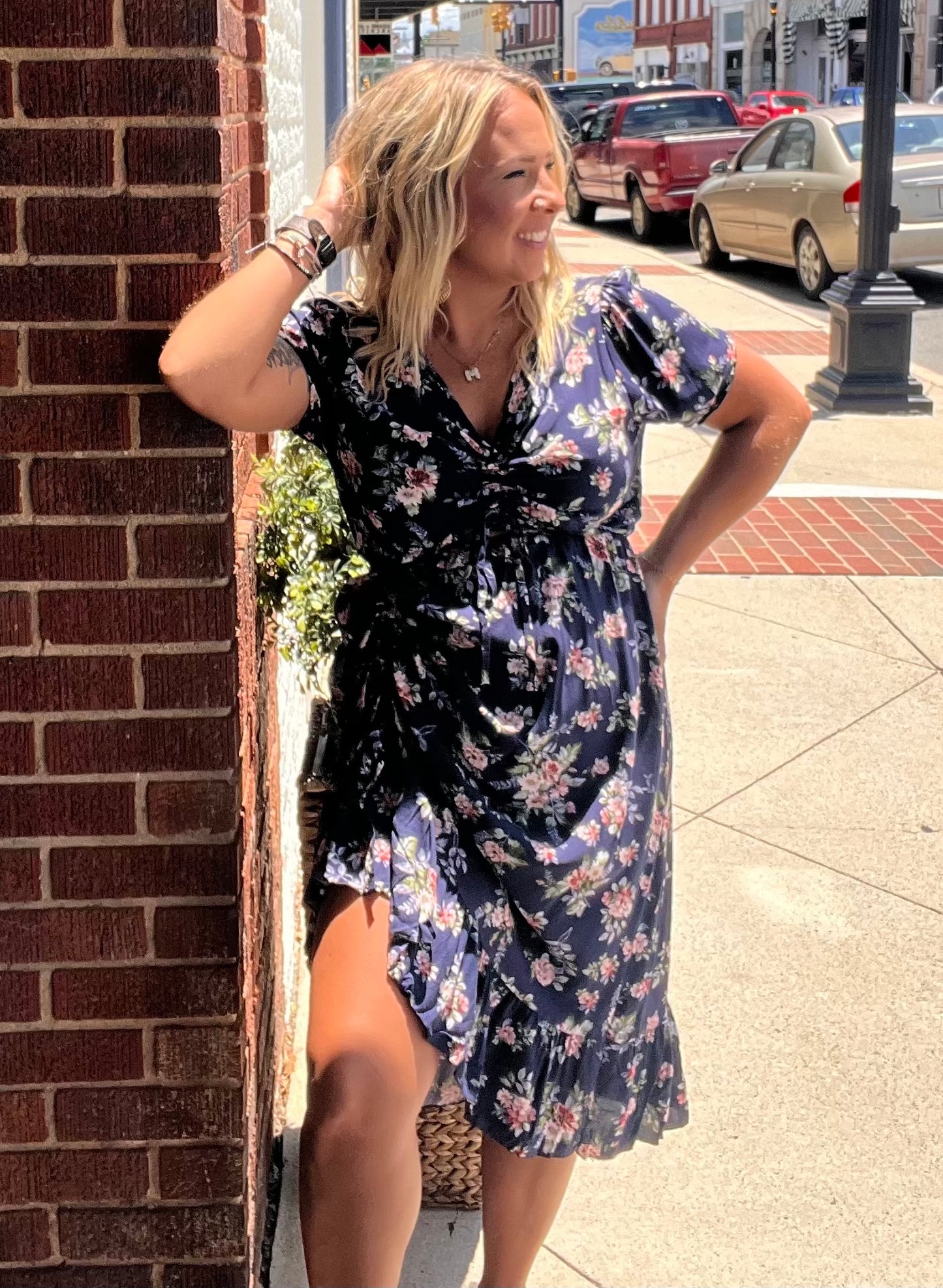 Season Of Bliss Dress // Navy