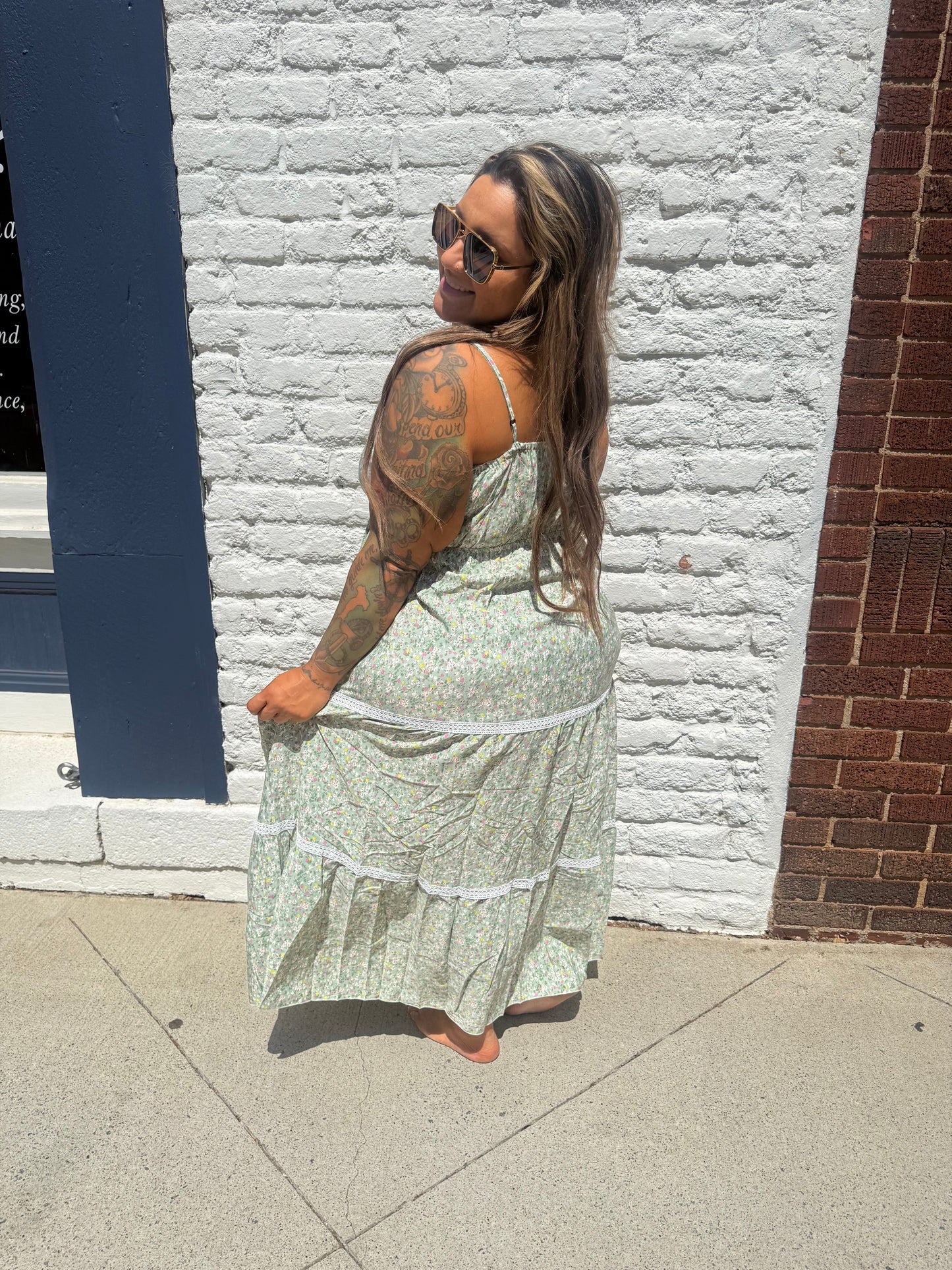 Tea Party Dress // Sage