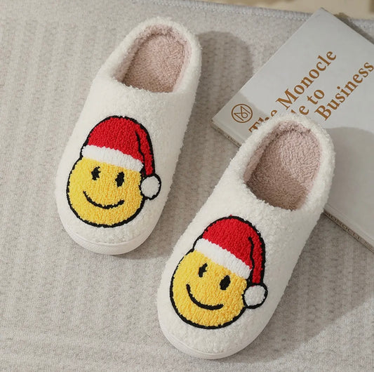 Santa Smiley // Slippers