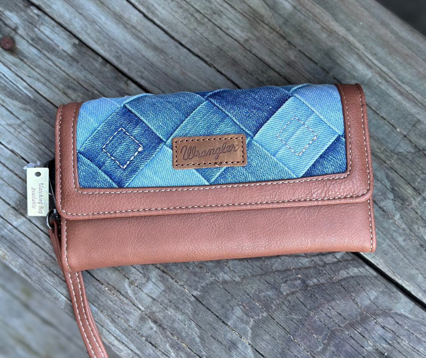 Oversized Wrangler Denim Wallet