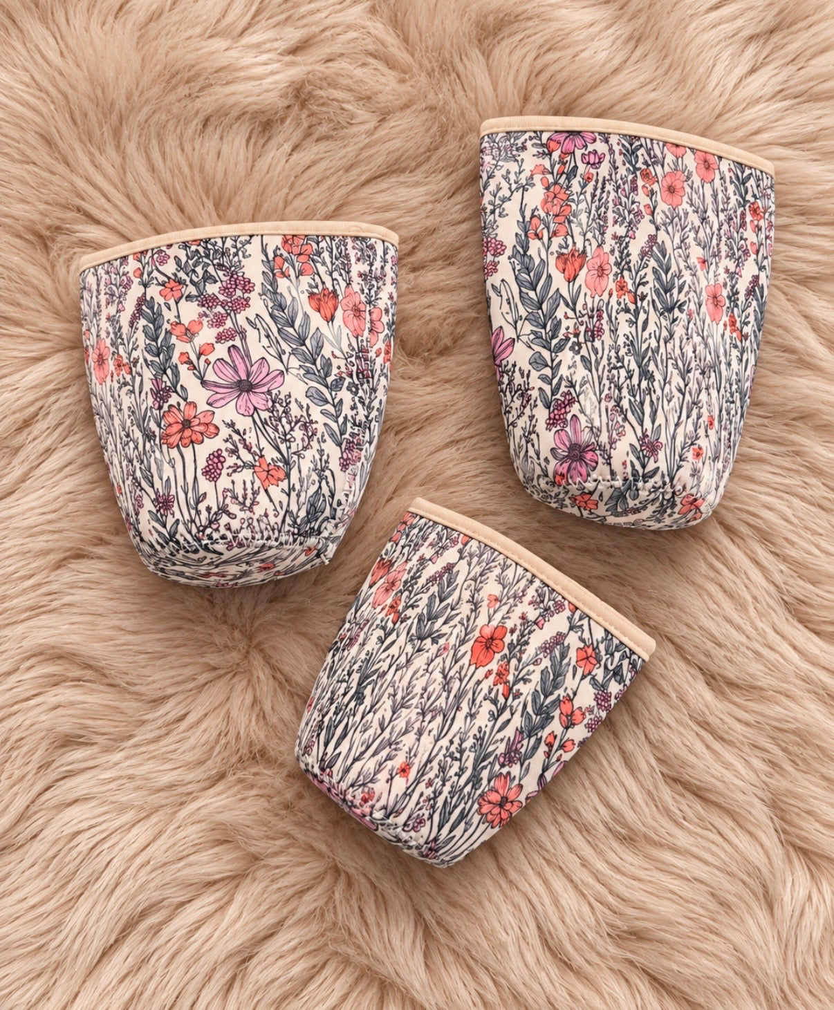 Whimsical Floral Koozie