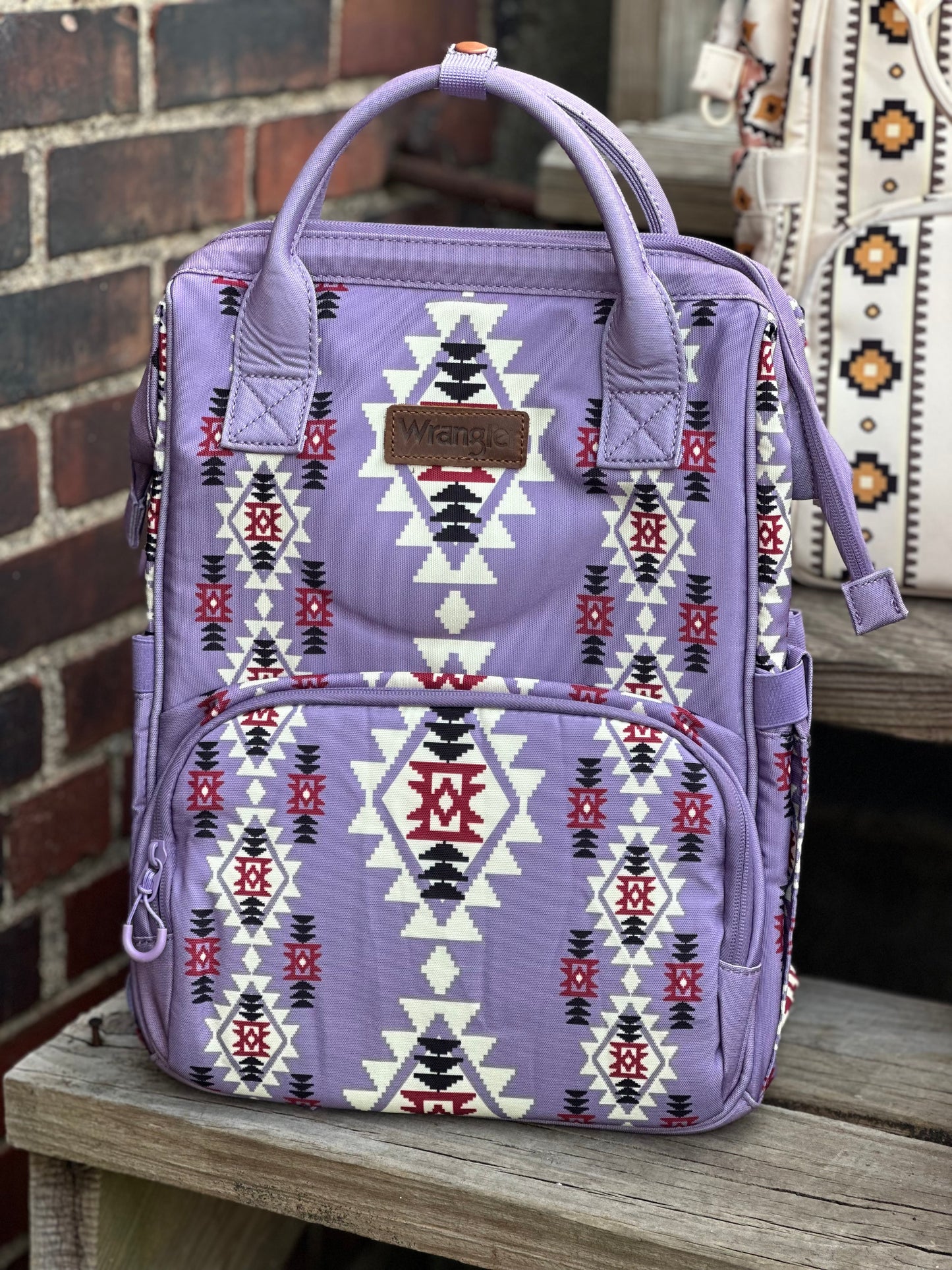 Callie Wrangler Bookbag / Diaper Bag / Lavender