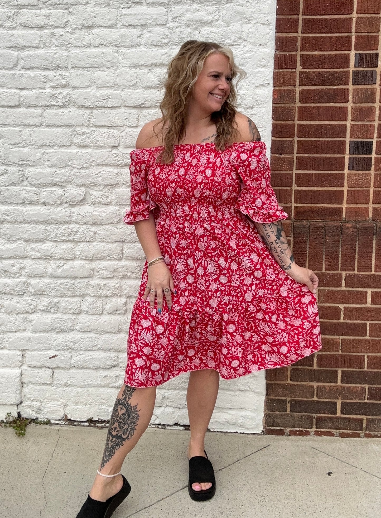 Picnic Dress // Red