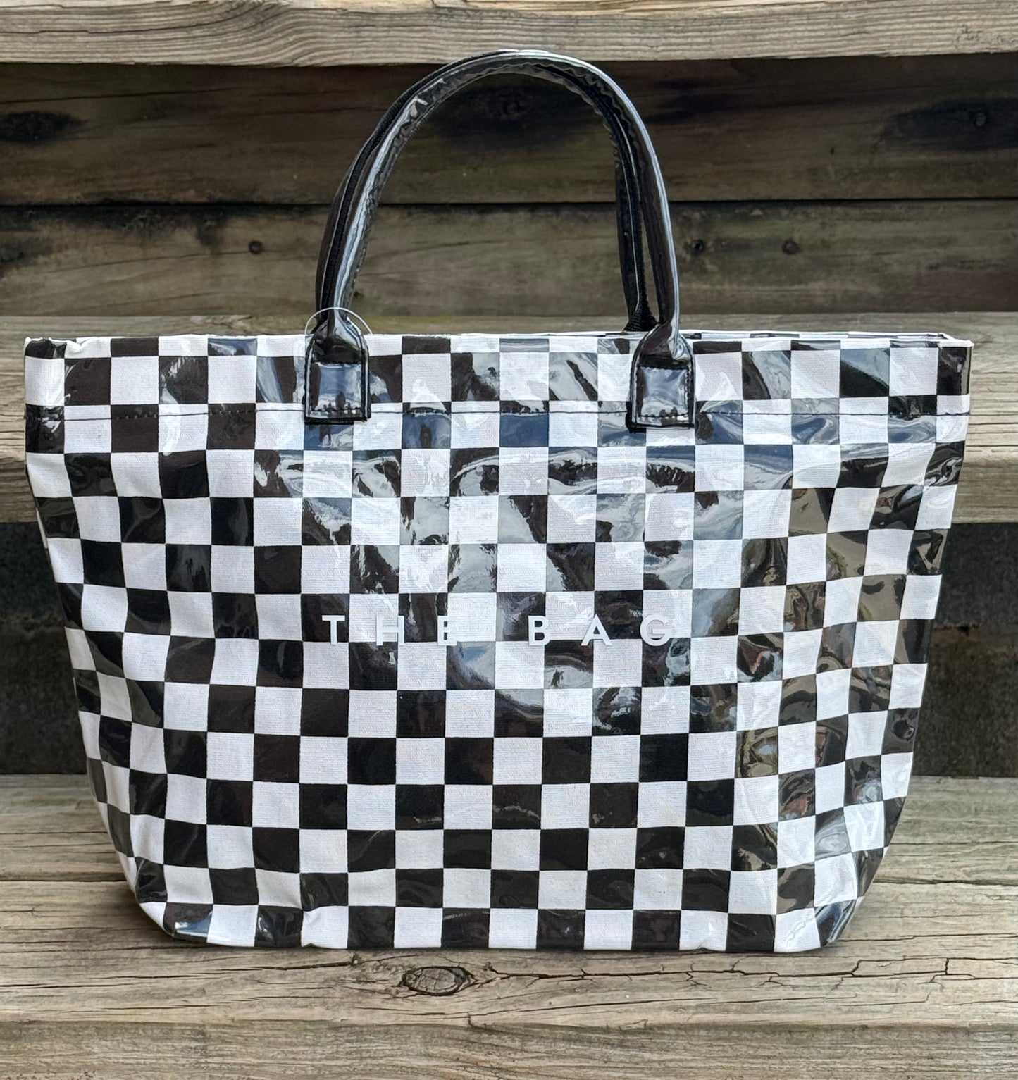 Checkered Tote Bag