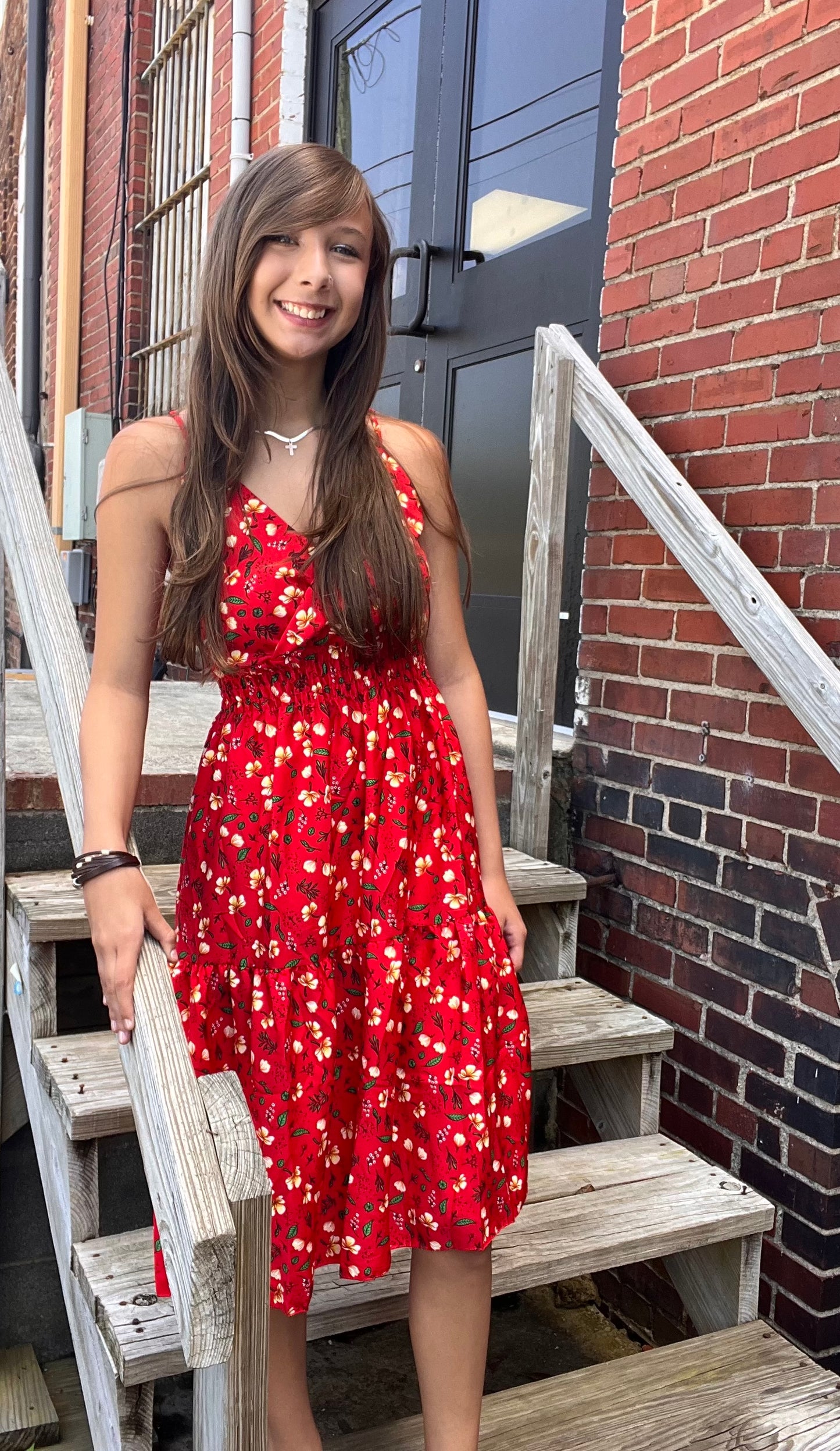 Southern Charm Dress // Red