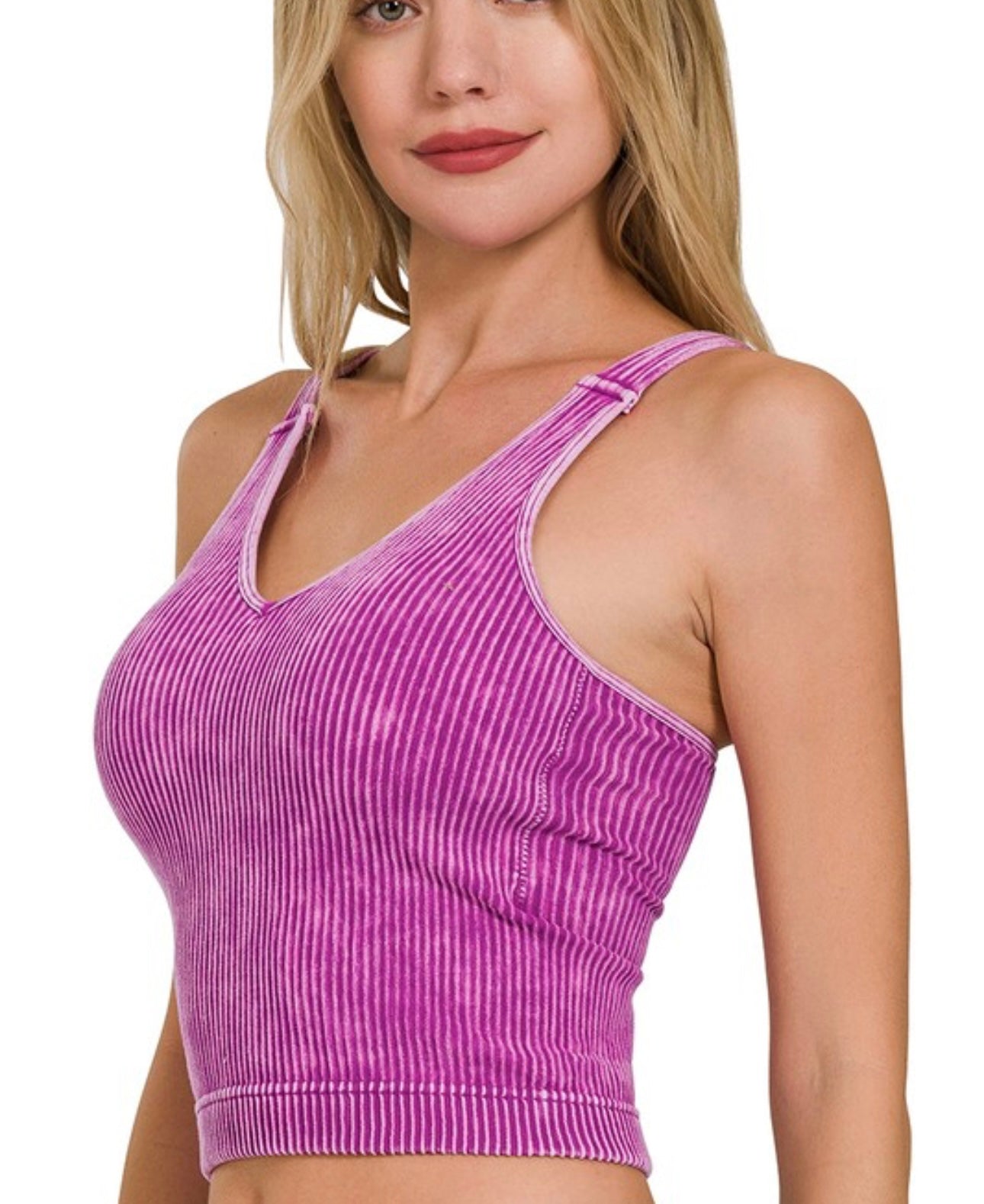 V-Neck Brami // Plum