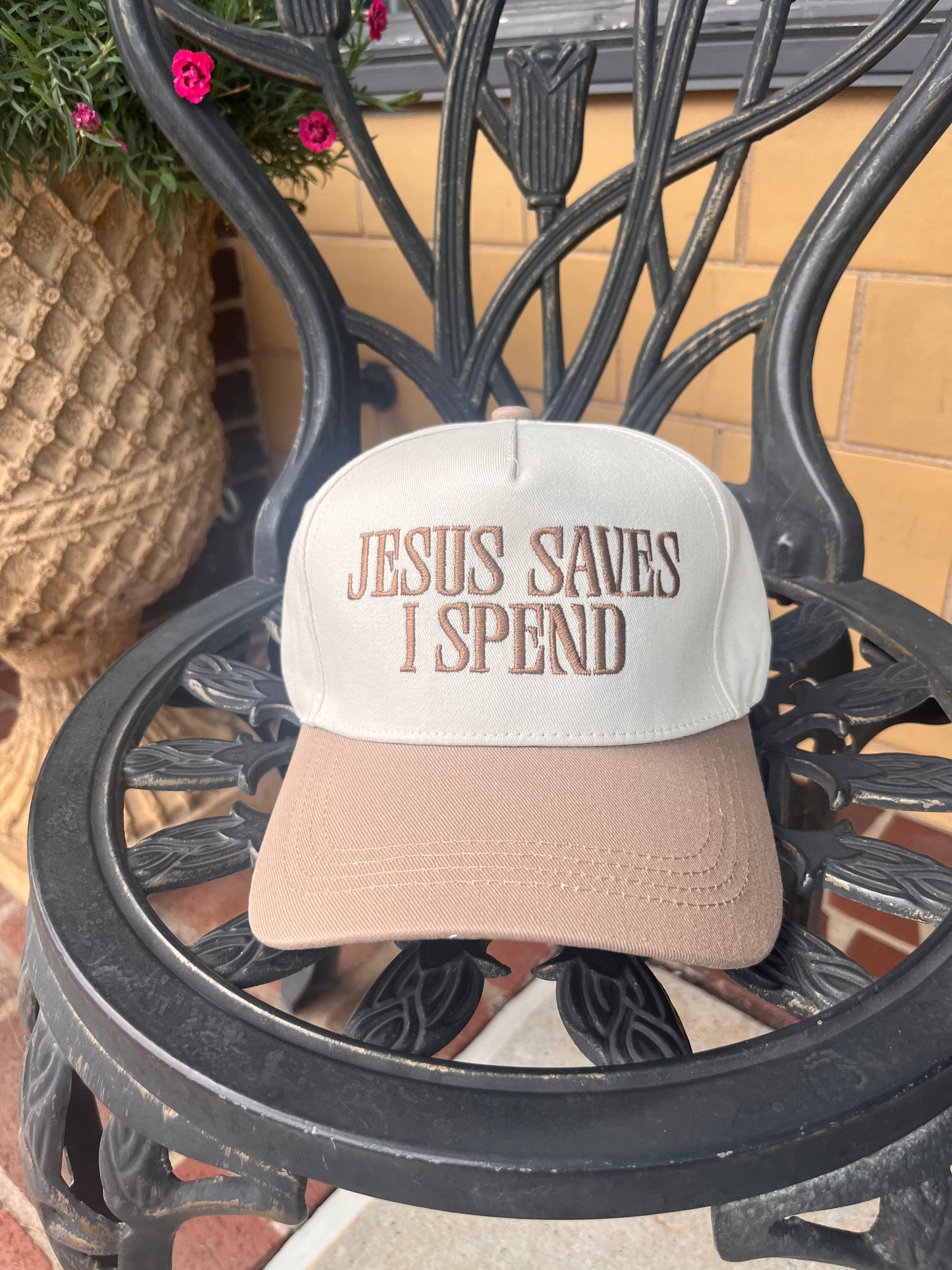 Jesus Saves I Spend // Mocha