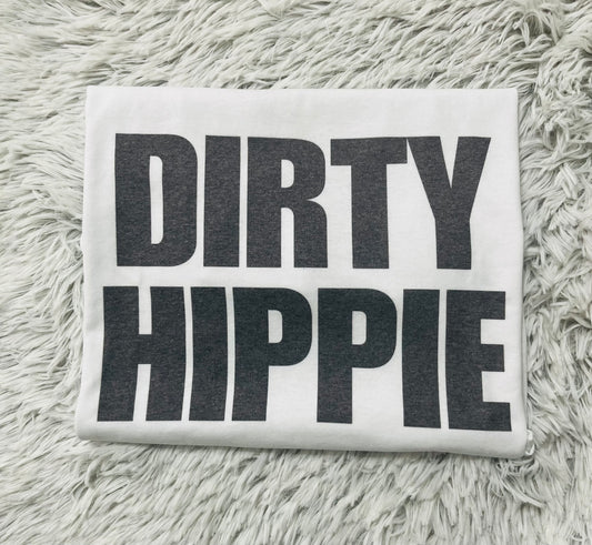 Dirty Hippie // White // Graphic Tee