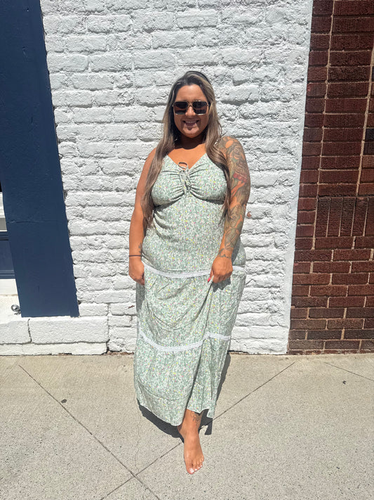 Tea Party Dress // Sage