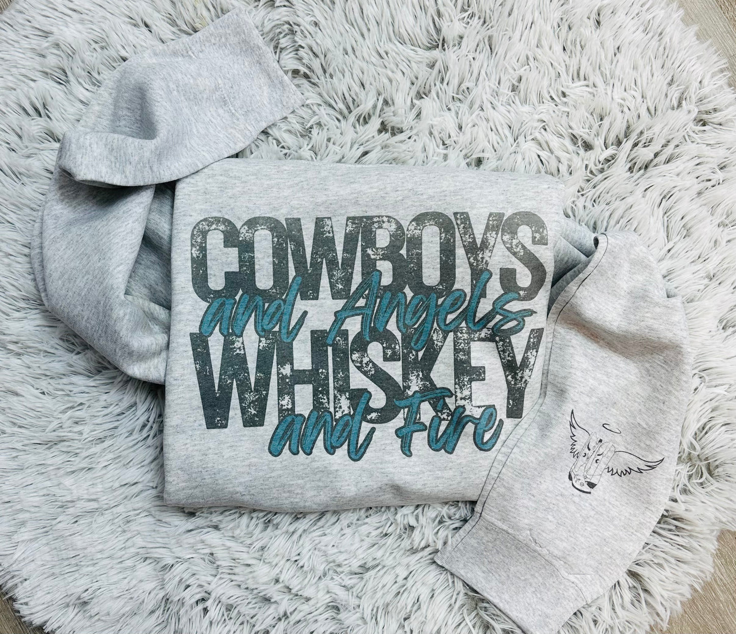 Cowboys and Angels // Graphic Sweatshirt