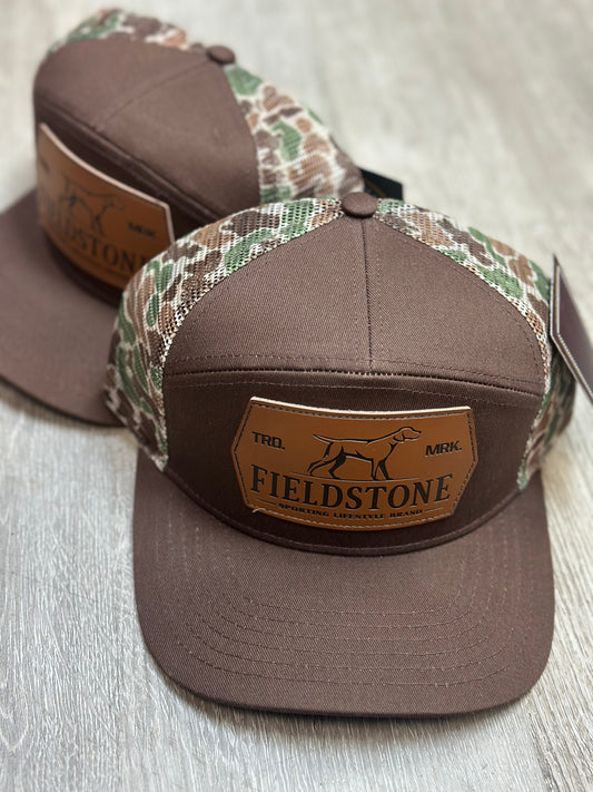 Fieldstone Leather Patch Hat
