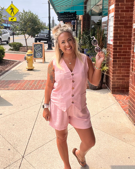 Never On Time Set // Blush