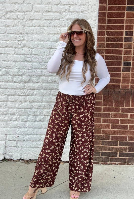 Botanical Garden Pants // Rust