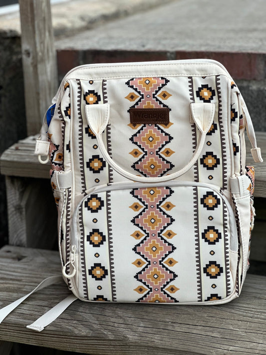 Callie Wrangler Bookbag / Diaper Bag / Ivory