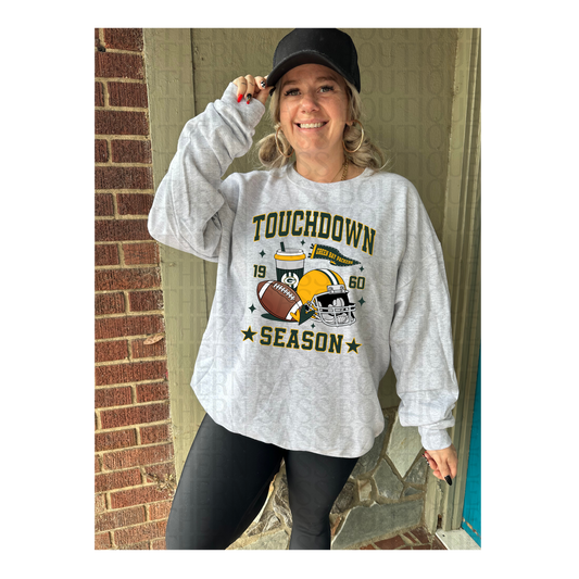 PREORDER : Green Bay Packers - Touchdown Season // Graphic Sweatshirt