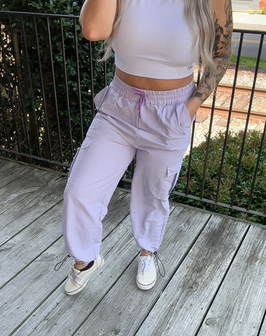 In The Wind // Joggers // Lavender