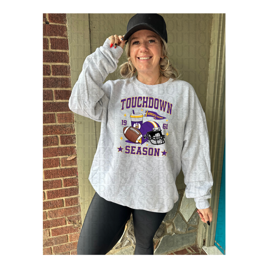 PREORDER : Minnesota Vikings - Touchdown Season // Graphic Sweatshirt