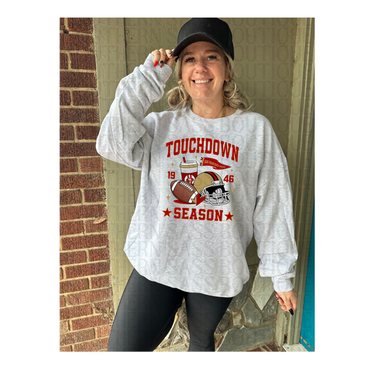 PREORDER : San Francisco 49ers - Touchdown Season // Graphic Sweatshirt