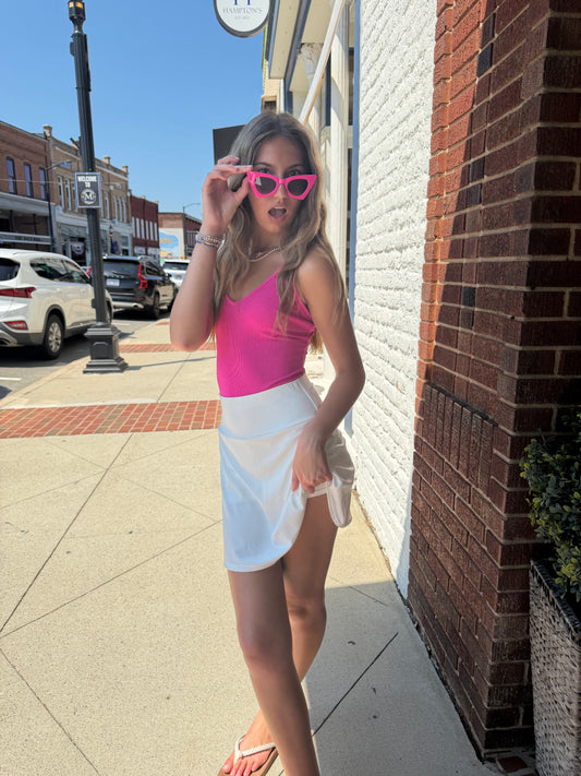 Railway Skort // White
